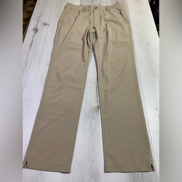 Vinyard Vines Fairway Tech Golf Pants, Size 30x32, Sand - Picture 1 of 10